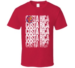 Costa Rica Flag World Cup Soccer Football Futbol Team Fan T Shirt Costa Rica Flag World Cup Soccer Football Futbol Team Fan T Shirt