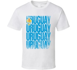 Uruguay Flag World Cup Soccer Football Futbol Team Fan T Shirt Uruguay Flag World Cup Soccer Football Futbol Team Fan T Shirt
