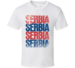 Serbia Flag World Cup Soccer Football Futbol Team Fan T Shirt Serbia Flag World Cup Soccer Football Futbol Team Fan T Shirt
