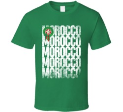 Morocco Country Flag World Cup Soccer Football Futbol Team Fan T Shirt Morocco Country Flag World Cup Soccer Football Futbol Team Fan T Shirt