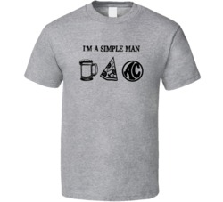 Ac Cars Simple Man Beer Pizza Car Logo Driving Fan T Shirt Ac Cars Simple Man Beer Pizza Car Logo Driving Fan T Shirt