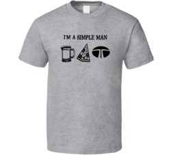 Tata Simple Man Beer Pizza Car Logo Driving Fan T Shirt Tata Simple Man Beer Pizza Car Logo Driving Fan T Shirt