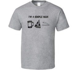 Jaguar Simple Man Beer Pizza Car Logo Driving Fan T Shirt Jaguar Simple Man Beer Pizza Car Logo Driving Fan T Shirt