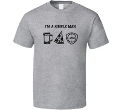 Lancia Simple Man Beer Pizza Car Logo Driving Fan T Shirt Lancia Simple Man Beer Pizza Car Logo Driving Fan T Shirt
