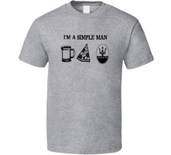 Maserati Simple Man Beer Pizza Car Logo Driving Fan T Shirt Maserati Simple Man Beer Pizza Car Logo Driving Fan T Shirt