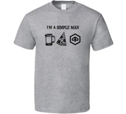 Piaggio Simple Man Beer Pizza Car Logo Driving Fan T Shirt Piaggio Simple Man Beer Pizza Car Logo Driving Fan T Shirt