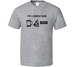 Zil Simple Man Beer Pizza Car Logo Driving Fan T Shirt Zil Simple Man Beer Pizza Car Logo Driving Fan T Shirt