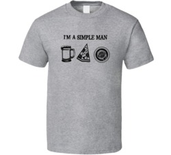 Chrysler Simple Man Beer Pizza Car Logo Driving Fan T Shirt Chrysler Simple Man Beer Pizza Car Logo Driving Fan T Shirt