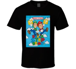 Boats And Hoes Step Brothers Movie Super Mario Parody T Shirt