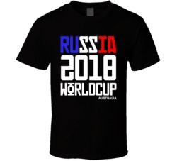 Australia Russia 2018 World Cup Football Soccer Futbol T Shirt Australia Russia 2018 World Cup Football Soccer Futbol T Shirt