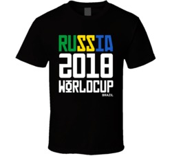 Brazil Russia 2018 World Cup Football Soccer Futbol T Shirt Brazil Russia 2018 World Cup Football Soccer Futbol T Shirt