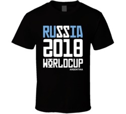 Argentina Russia 2018 World Cup Football Soccer Futbol T Shirt Argentina Russia 2018 World Cup Football Soccer Futbol T Shirt