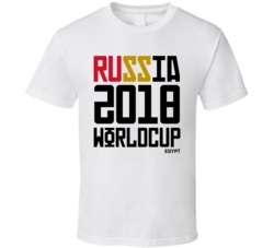 Egypt Russia 2018 World Cup Football Soccer Futbol T Shirt Egypt Russia 2018 World Cup Football Soccer Futbol T Shirt