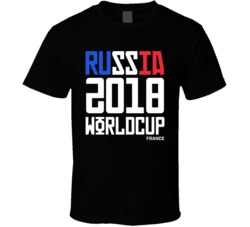 France Russia 2018 World Cup Football Soccer Futbol T Shirt France Russia 2018 World Cup Football Soccer Futbol T Shirt