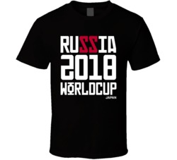 Japan Russia 2018 World Cup Football Soccer Futbol T Shirt Japan Russia 2018 World Cup Football Soccer Futbol T Shirt