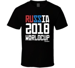 Serbia Russia 2018 World Cup Football Soccer Futbol T Shirt Serbia Russia 2018 World Cup Football Soccer Futbol T Shirt