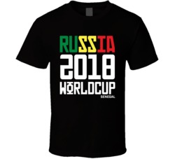 Senegal Russia 2018 World Cup Football Soccer Futbol T Shirt Senegal Russia 2018 World Cup Football Soccer Futbol T Shirt