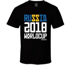 Sweden Russia 2018 World Cup Football Soccer Futbol T Shirt Sweden Russia 2018 World Cup Football Soccer Futbol T Shirt