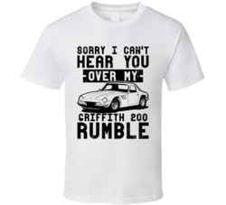 1963 Tvr Griffith 200 Can't Hear You Over My Car Rumble Worn Look T Sh 1963 Tvr Griffith 200 Can't Hear You Over My Car Rumble Worn Look T Sh