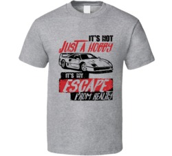 1987 Ferrari F40 It's Not A Hobby Escape Reality Car Worn Look T Shirt 1987 Ferrari F40 It's Not A Hobby Escape Reality Car Worn Look T Shirt