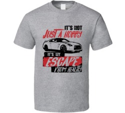 2009 Nissan Gtr It's Not A Hobby Escape Reality Car Worn Look T Shirt 2009 Nissan Gtr It's Not A Hobby Escape Reality Car Worn Look T Shirt