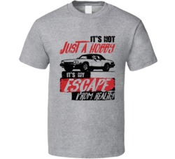1989 Jaguar Xjs It's Not A Hobby Escape Reality Car Worn Look T Shirt 1989 Jaguar Xjs It's Not A Hobby Escape Reality Car Worn Look T Shirt