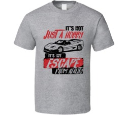 1995 Ferrari F50 It's Not A Hobby Escape Reality Car Worn Look T Shirt 1995 Ferrari F50 It's Not A Hobby Escape Reality Car Worn Look T Shirt