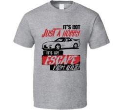 2001 Mazda Rx 7 It's Not A Hobby Escape Reality Car Worn Look T Shirt 2001 Mazda Rx 7 It's Not A Hobby Escape Reality Car Worn Look T Shirt