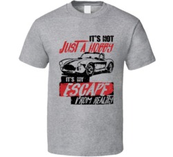 1965 Ac Cobra It's Not A Hobby Escape Reality Car Worn Look T Shirt