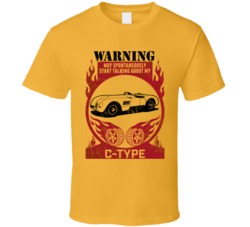1951 Jaguar C Type Warning May Start Talking About My Car Worn Look T 