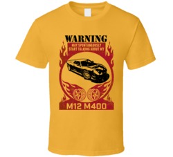 Noble M12 M400 Warning May Start Talking About My Car Worn Look T Shir