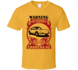 Porsche Carrera 27 Rs Warning Start Talking About My Car Worn Look T S