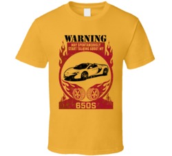 Mclaren 650s Spider Warning May Start Talking About My Car Worn Look T