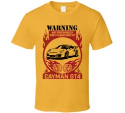 Porsche Cayman Gt4 Warning May Start Talking About My Car Worn Look T 
