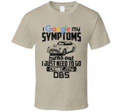 1965 Aston Martin Db5 Googled My Symptoms Drive My Car Worn Look T Shi
