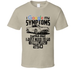 1963 Ferrari 250 Googled My Symptoms Drive My Car Worn Look T Shirt
