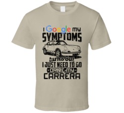 Porsche Carrera 27 Rs Googled My Symptoms Drive My Car Worn Look T Shi