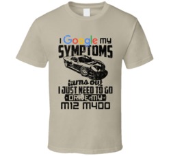 2005 Noble M12 M400 Googled My Symptoms Drive My Car Worn Look T Shirt