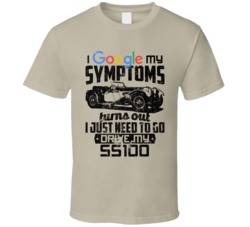 1936 Ss Cars Ss100 Googled My Symptoms Drive My Car Worn Look T Shirt