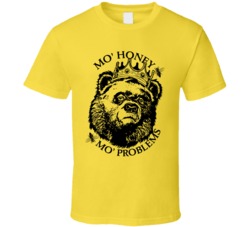 Mo Honey Mo Problems Funny Biggie Bear Crown T Shirt Mo Honey Mo Problems Funny Biggie Bear Crown T Shirt