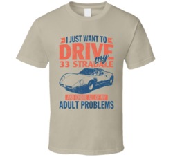Alfa Romeo 33 Stradale Drive Ignore My Adult Problems Car Worn Look T 
