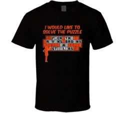 Cincinnati Fuck Rest Afc North Wheel Of Fortune Football Worn Look T S