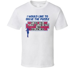 Buffalo Fuck Rest Afc East Wheel Of Fortune Football Worn Look T Shirt