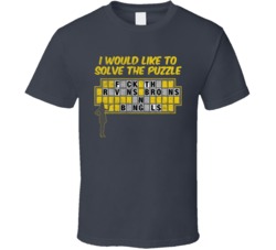 Pittsburgh Fuck Rest Afc North Wheel Of Fortune Football Worn Look T S