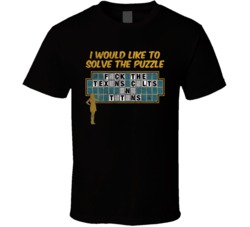 Jacksonville Fuck Rest Afc South Wheel Fortune Football Worn Look T Sh