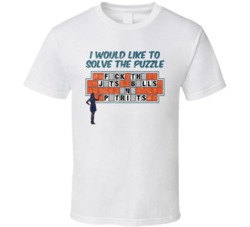 Miami Fuck Rest Afc East Wheel Of Fortune Football Worn Look T Shirt