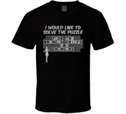 Oakland Fuck Rest Afc West Wheel Of Fortune Football Worn Look T Shirt