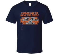 Chicago Fuck Rest Nfc North Wheel Of Fortune Football Worn Look T Shir