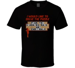 San Francisco Fuck Rest Nfc West Wheel Of Fortune Football Worn Look T