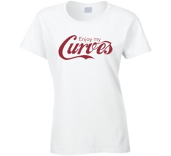 Enjoy My Curves Coke Parody T Shirt Enjoy My Curves Coke Parody T Shirt